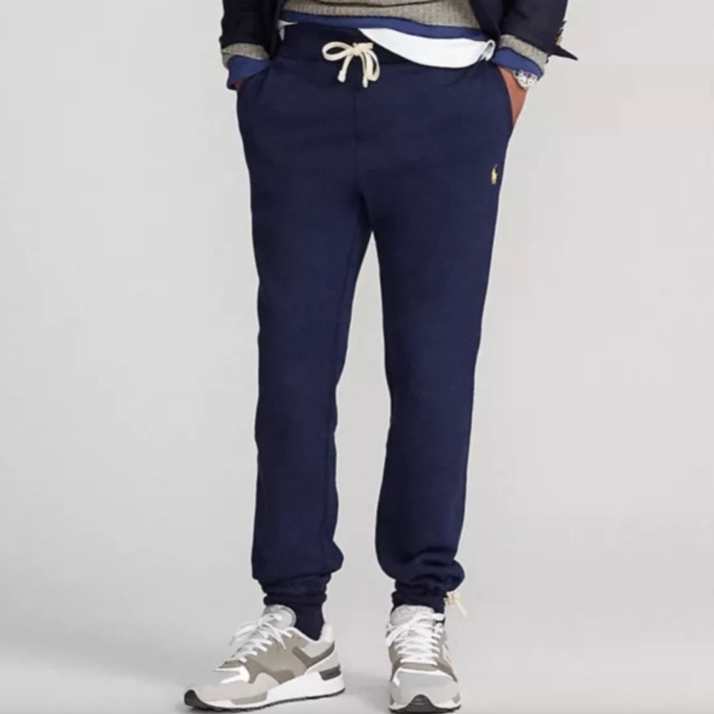 Polo Ralph Lauren Mens Big & Tall 3XB 3TG Navy Cruise Blue Fleece Sweatpants NWT